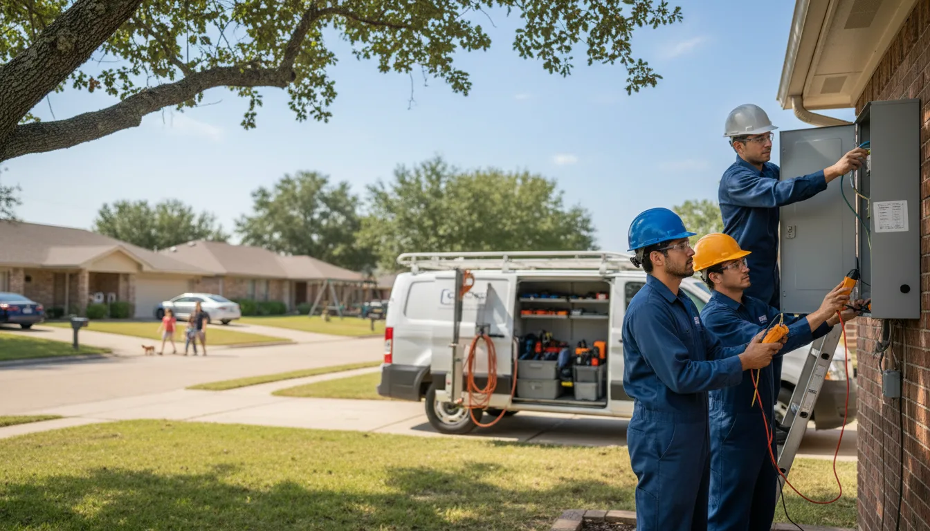 Certified electrician providing emergency electrical services in Amston, CT